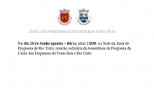 Reunião da Assembleia de Freguesia 