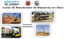 Curso de Manobrador de Máquinas em Obra