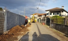 Obras na Rua da Agra Fonte Boa